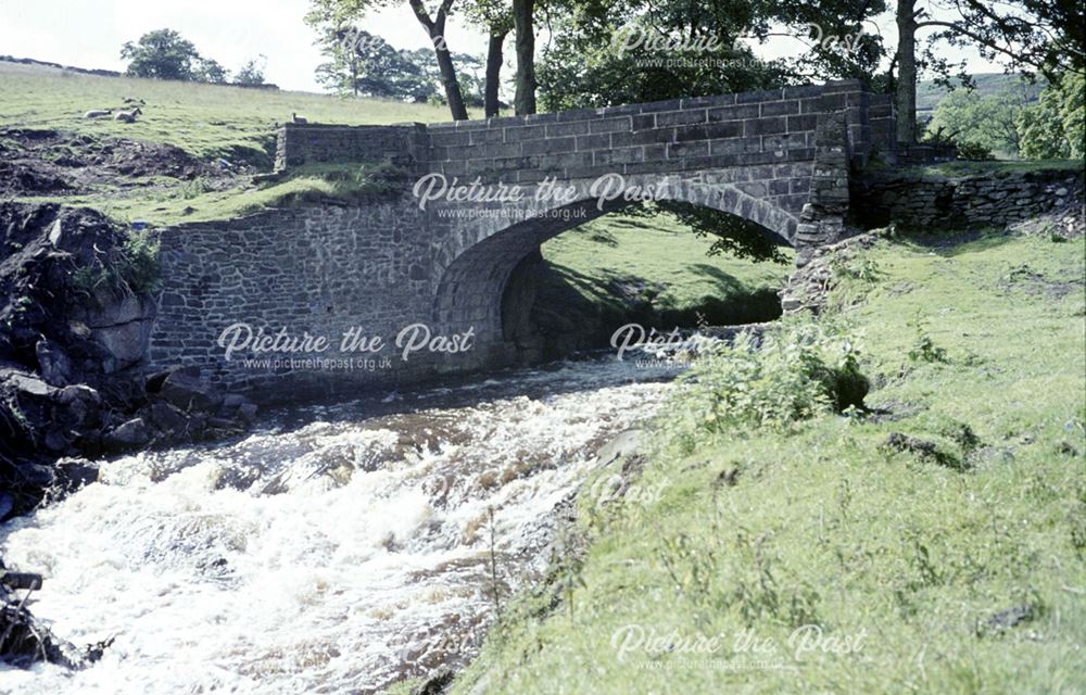 Unknown bridge, possibly over the River Goyt, Goyt Valley, c 1980s