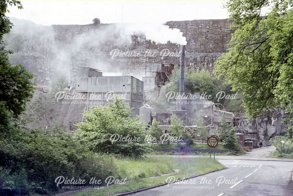 Wimpey Darlton Limestone Quarry, Stoney Middleton, c 1980s