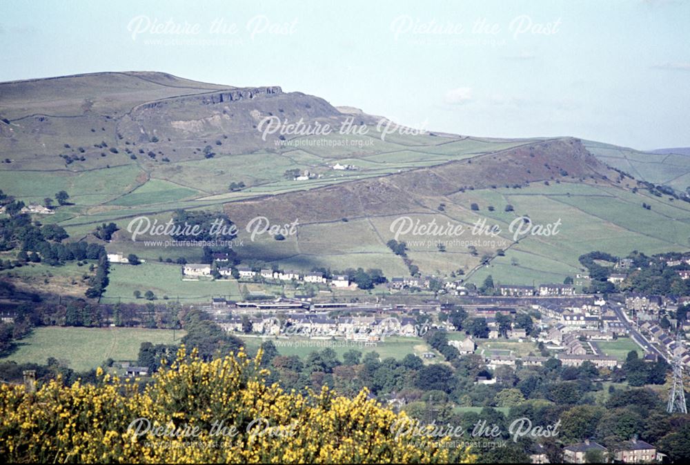 Ecclespike looking towards Chinley Churn and Cracken Edge, c 1980s