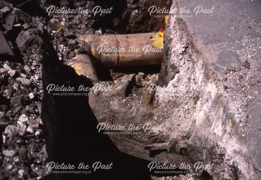 Close-up of Rails near Wharf Shed, Cromford and High Peak Railway, 1988