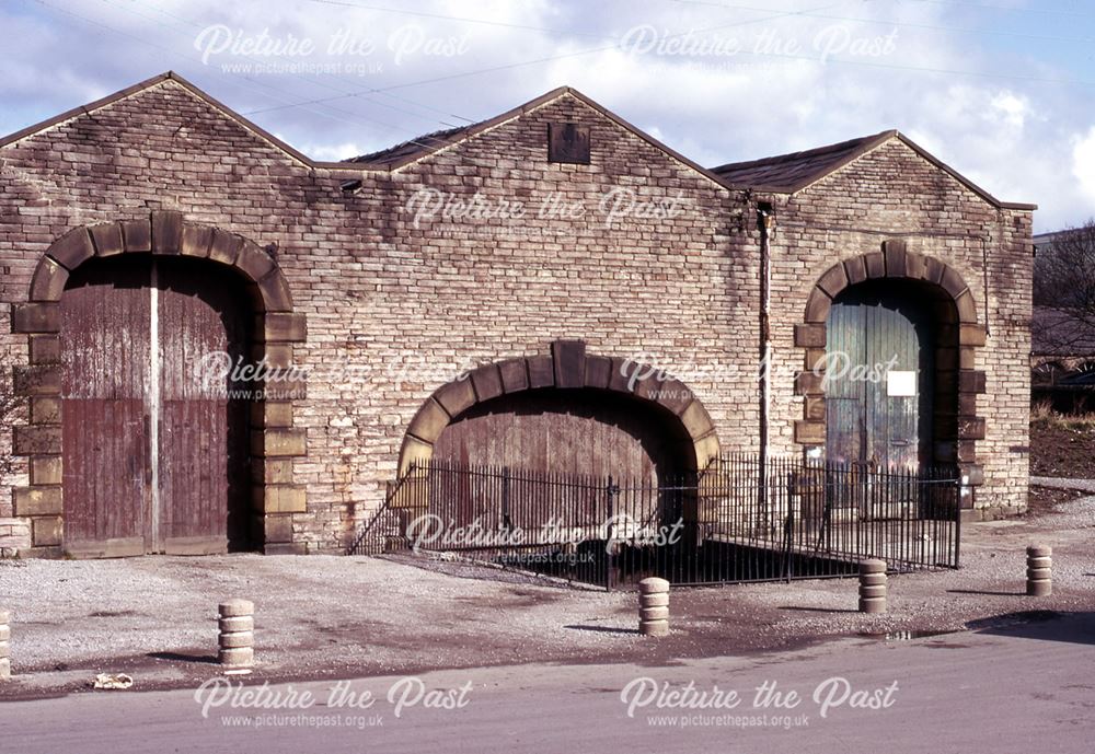 Filled in Basin at North End of Transit Shed, Whaley Bridge, 1988