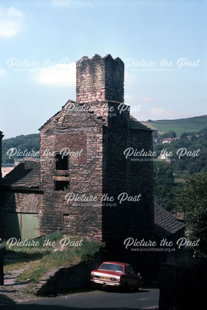 Engine house of Waterloo Colliery, Whaley Bridge, 1976