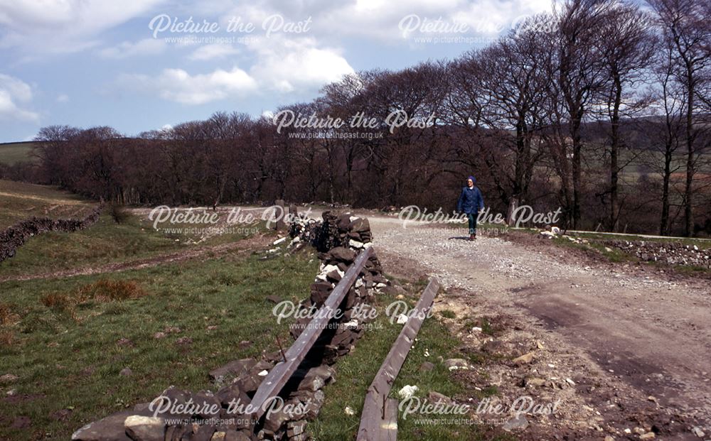 Cromford and High Peak Railway at Burbage, 1975