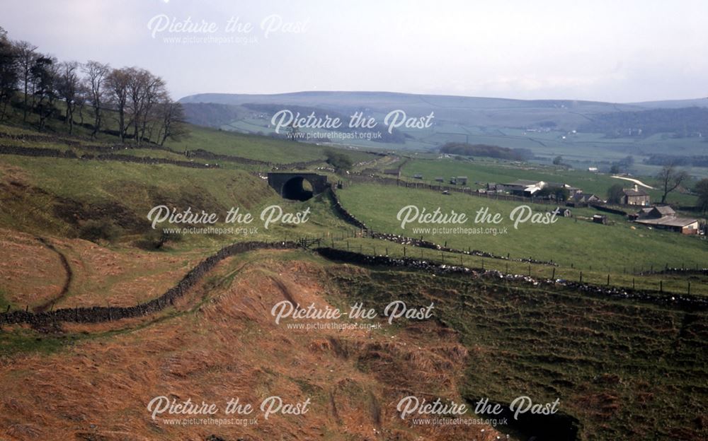 Cromford and High Peak Railway at Burbage, 1975