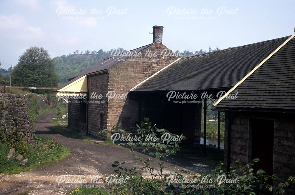 Wharf and Transit Shed, Cromford Canal, Lea, 1972