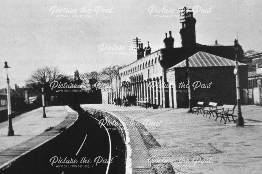 Buxton Railway Station, Station Road, Buxton, c 1950s