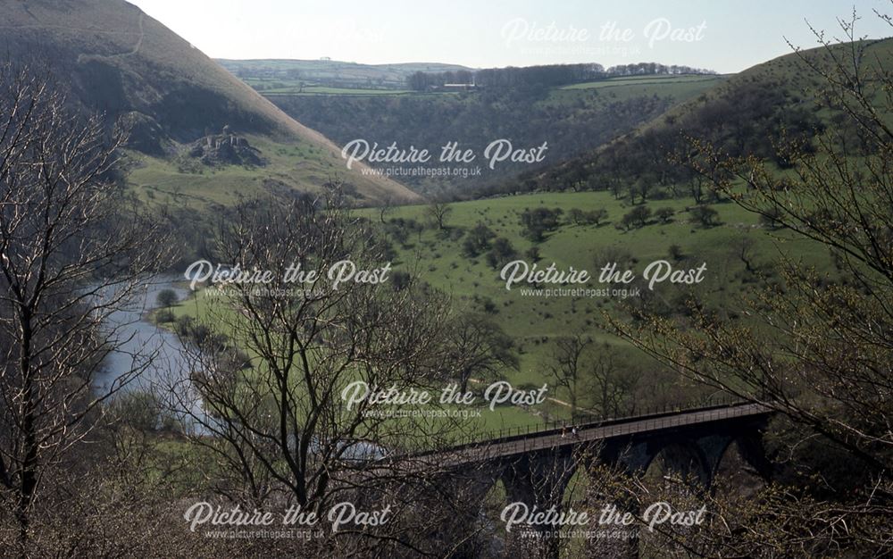 Midland Line Viaduct, Monsal Dale, 1976