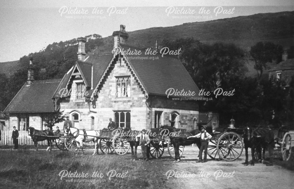 Chinley Railway Station, Cracken Close, Chinley, 1890s