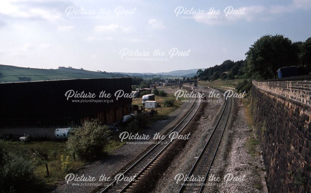 Chinley Railway Station, Cracken Close, Chinley, 1990