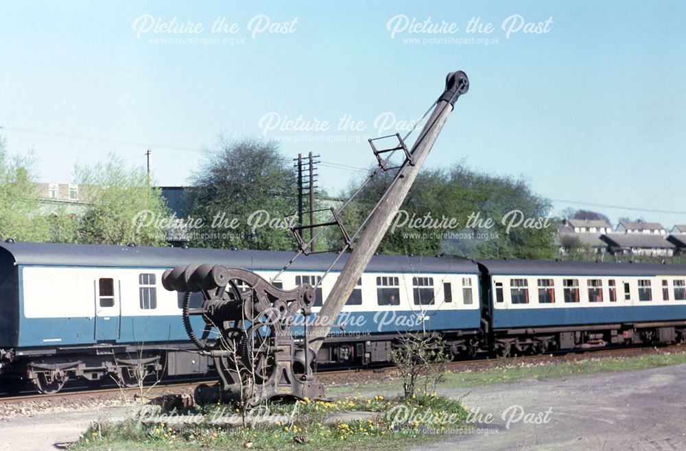 1903 Crane on the Sheffield Line, New Mills, 1980