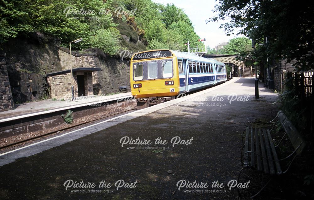 New Mills Central Station, Station Road, New Mills, 1987