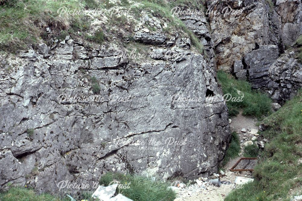 Pick Marks, Odin Rake Lead Mine, Castleton, 1982