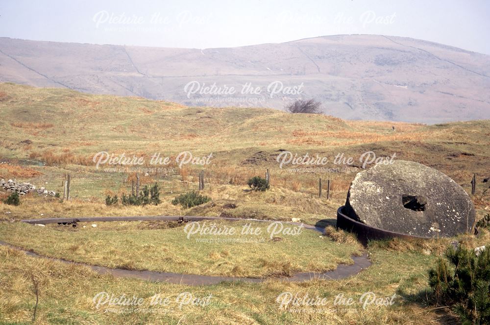 Iron-Shod Stone Crushing Wheel, Odin Rake Lead Mine, Castleton, 1972