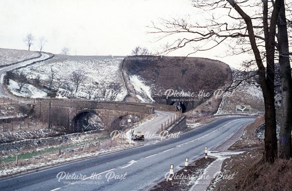 Buxton Line Alongside Peak Forest Tramway, Higher Halsteads, Dove Holes, 1976