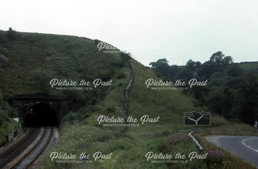 Buxton Line Alongside Peak Forest Tramway, Higher Halsteads, Dove Holes, 1976