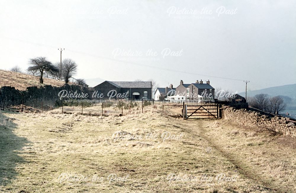 Top of Inclined Plane and Marshalling Yard, Chapel-en-le-Frith, 1976