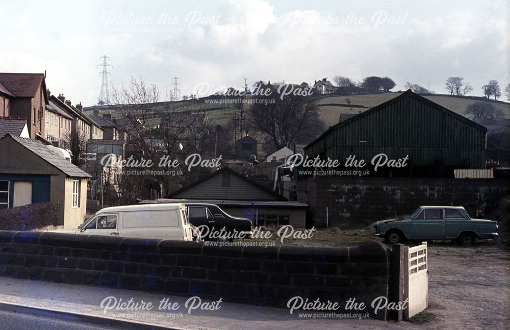 Inclined Plane, Peak Forest Tramway. Chapel-en-le-Frith, 1976