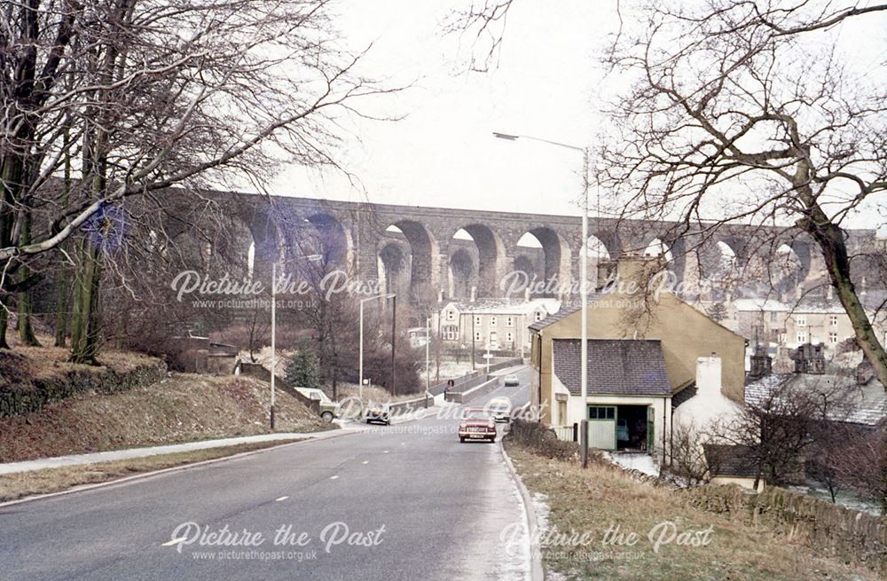 Railway Viaducts, Hayfield Road, Chapel Milton, 1976