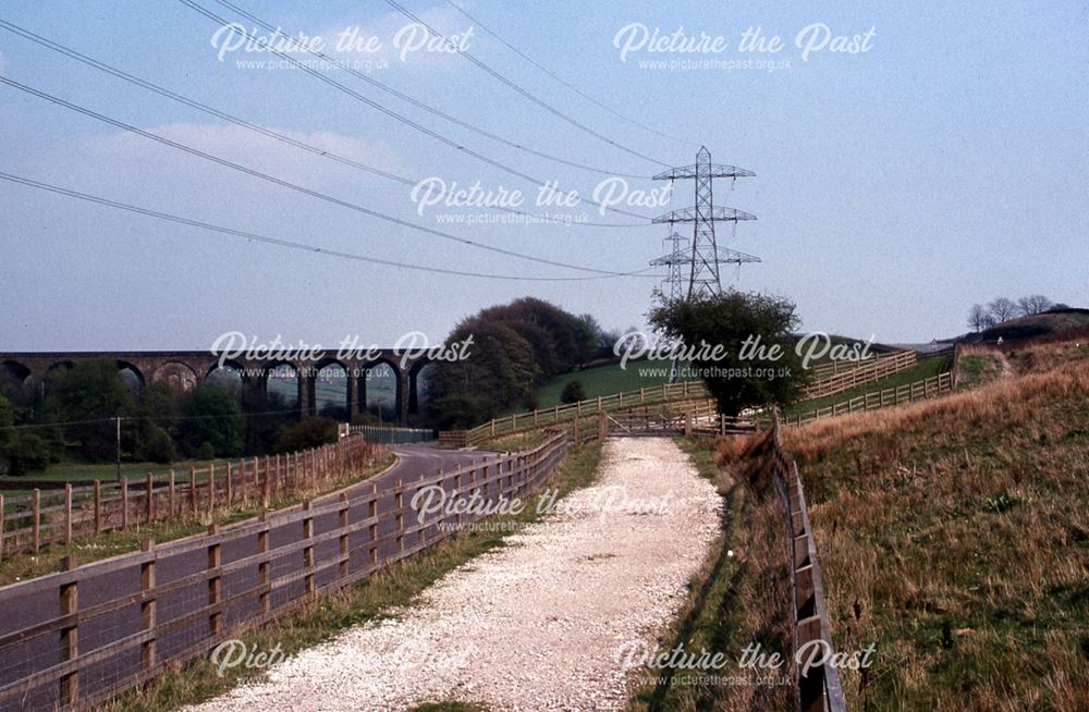 Re-aligned Peak Forest Tramway, Chapel Milton, 1990