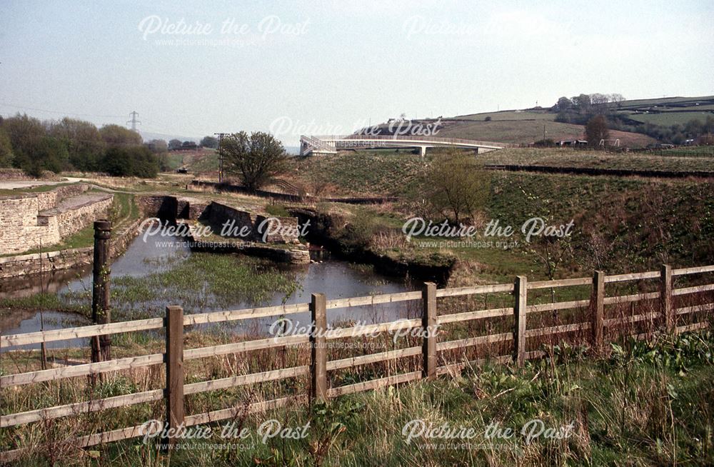 Upper Basin, Bugsworth Canal Basin, Buxworth, 1990