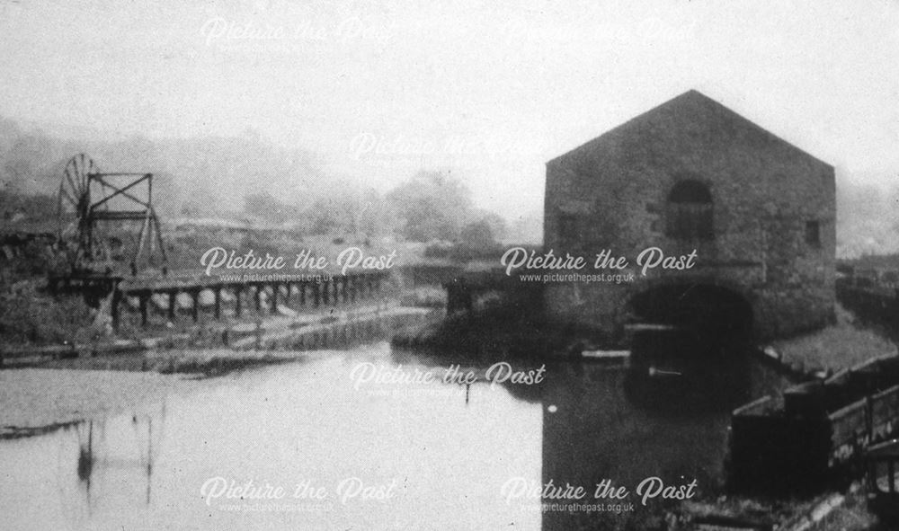 Upper Basin, Bugsworth Canal Basin, Buxworth, c 1925