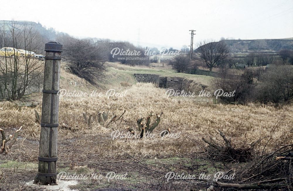 Terminal Basins at Peak Forest Canal, Bugsworth, March 1976