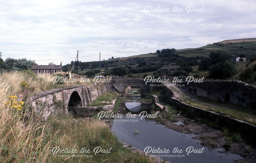 Middle Basin, Peak Forest Canal, Bugsworth, 1983