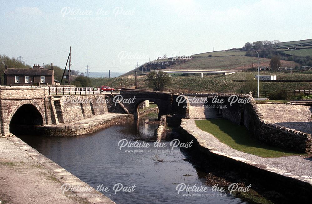 Site of Tramway Lines and Wharf, Peak Forest Canal, Bugsworth, 1900s ?