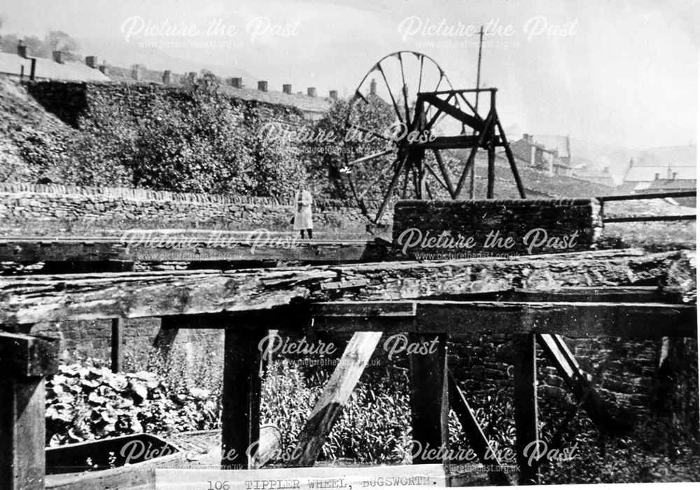 Tippler Wheel, Lower Basin, Peak Forest Canal, Bugsworth, 1920s