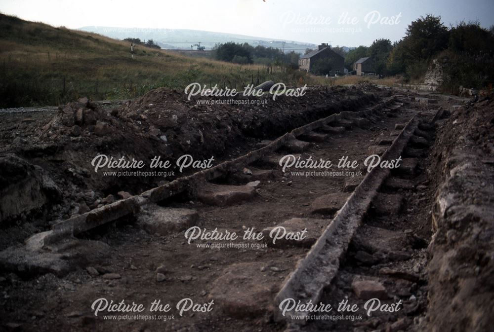 Early Iron Rails, Peak Forest Tramway, Bugsworth, 1985