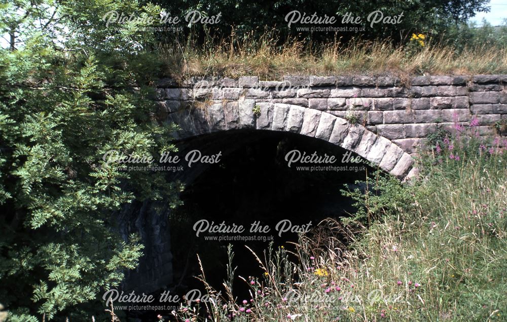 Skew Bridge, Carrying Line of Peak Forest Tramway, Bugsworth, 1977