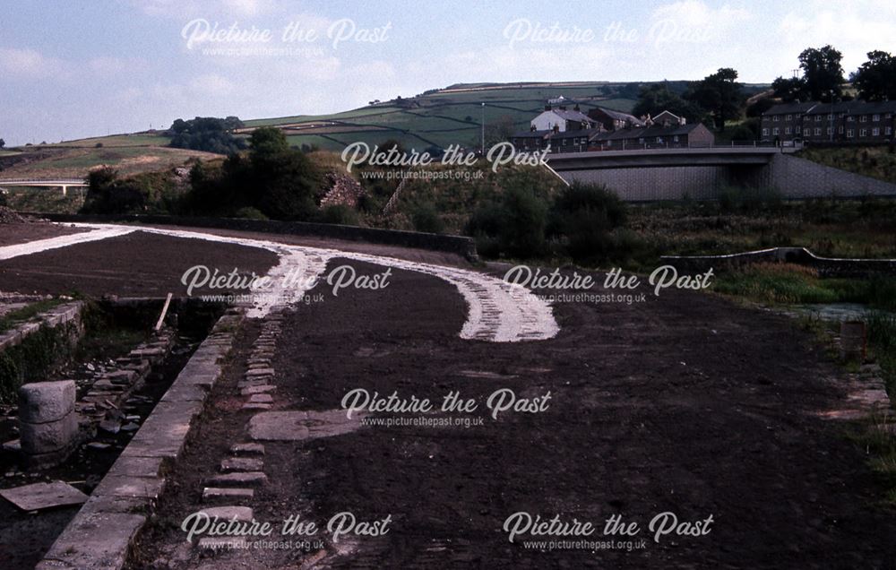 Renovated Track Bed of Peak Forest Canal, Bugsworth, 1990