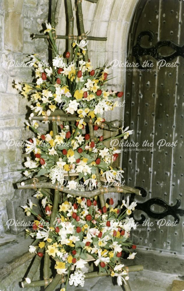 Flower Festival at St Michael and All Angels Church, Taddington, 1987