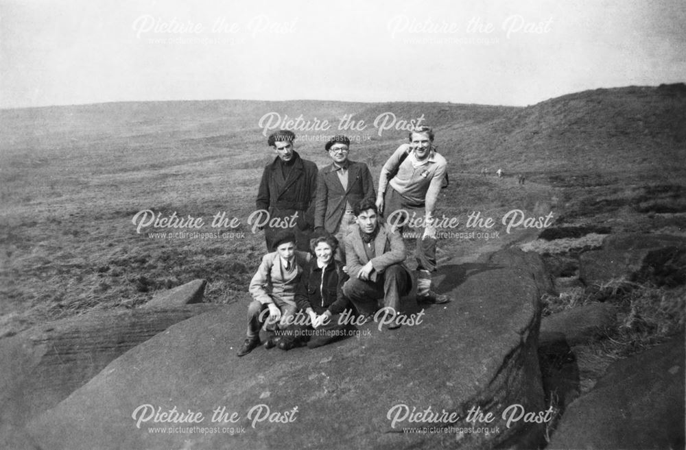 Church Members at Kinder Scout, Edale, 1960s