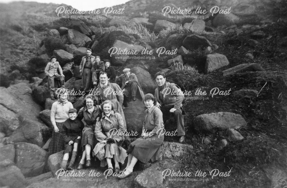 Church Members at Kinder Scout, Edale, 1960s