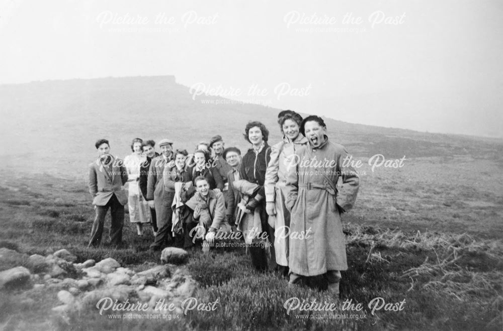 Church Members at Kinder Scout, Edale, 1960s