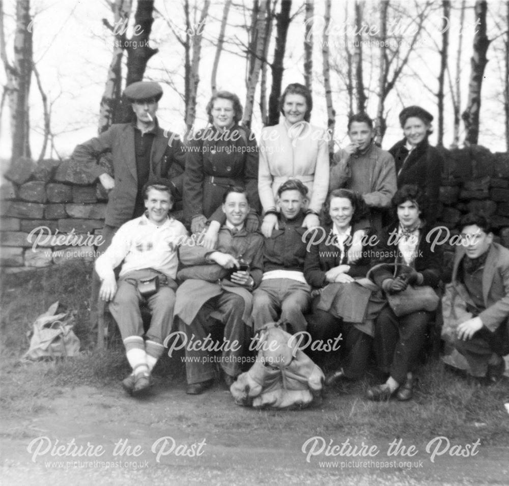 Church Members Camping at Kinder Scout, Edale, 1960s