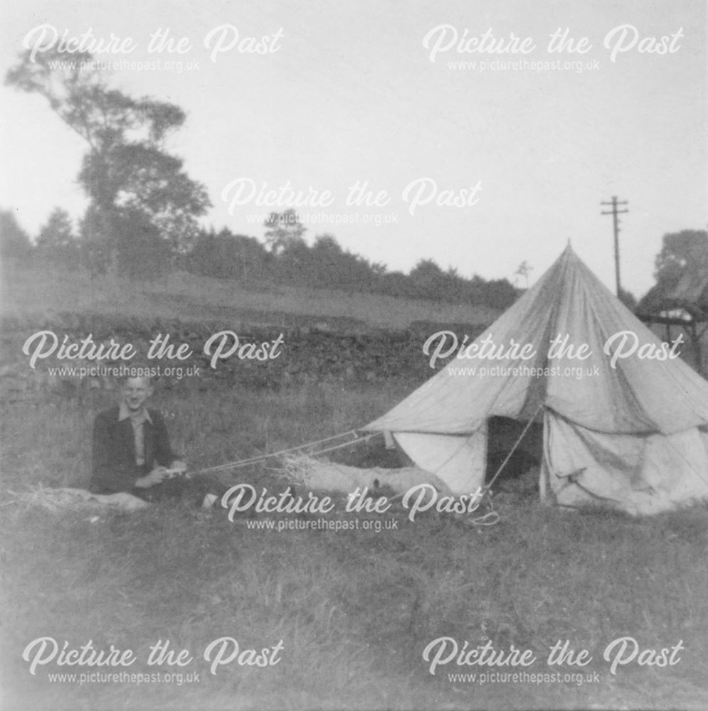 Church Members Camping at Kinder Scout, Edale, 1960s