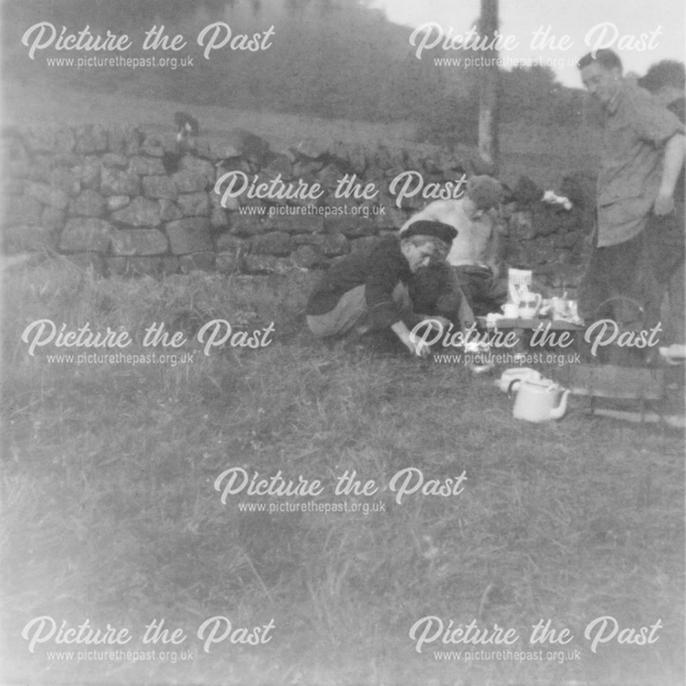 Church Members Camping at Kinder Scout, Edale, 1960s