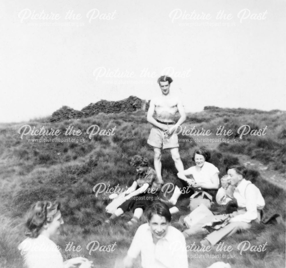 Church Members Camping at Kinder Scout, Edale, 1960s