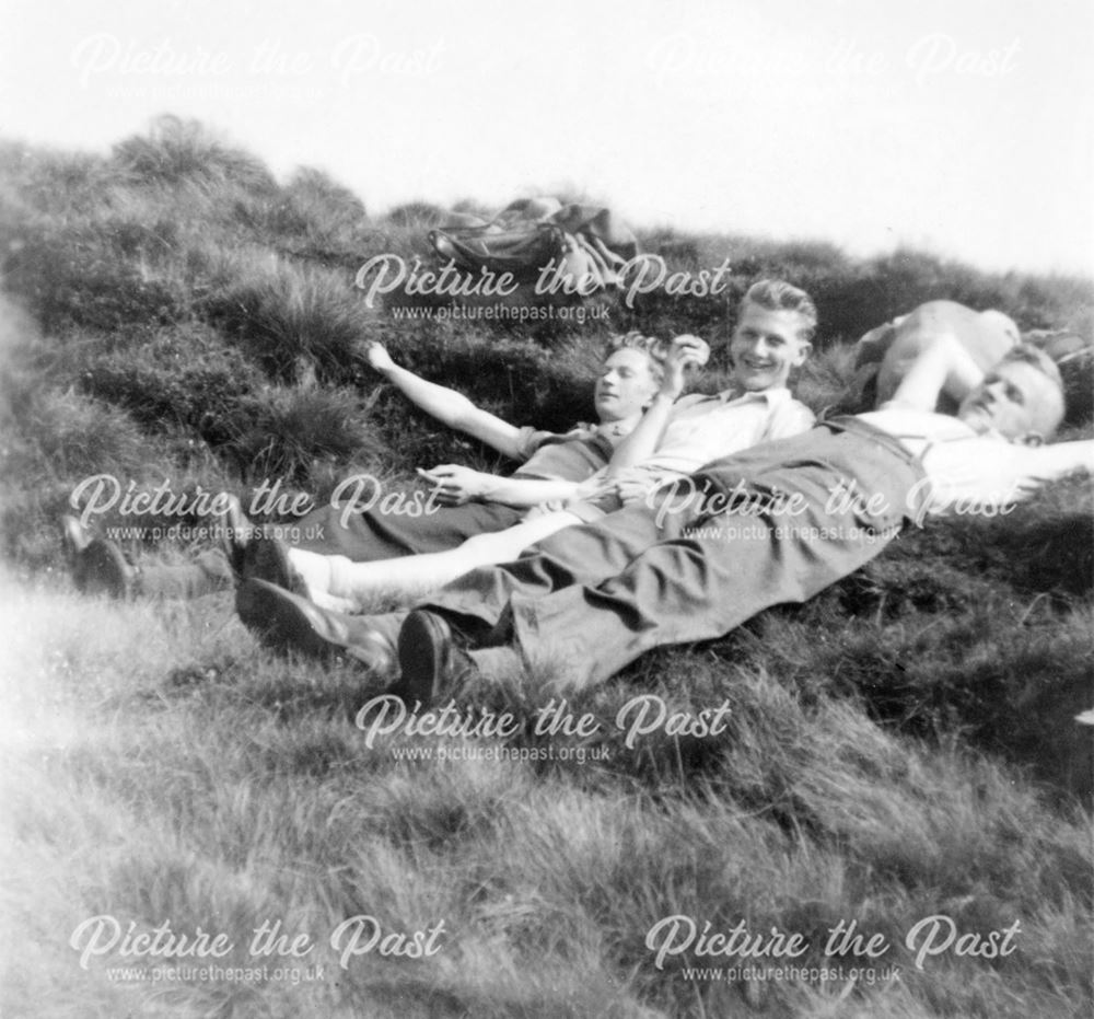 Church Members Camping at Kinder Scout, Edale, 1960s