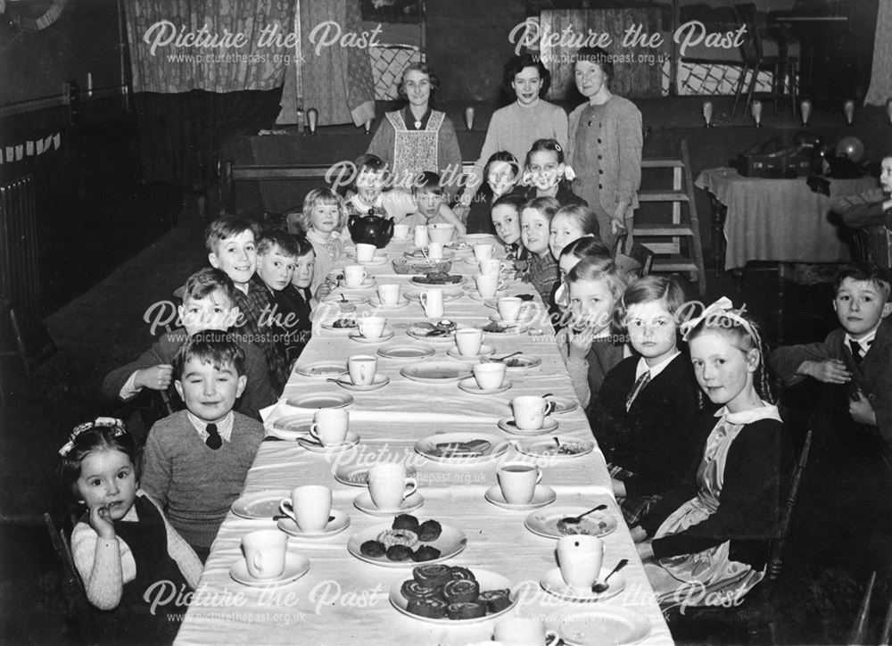 Tea Party (possiably Sunday School), Doveholes?, 1950-60