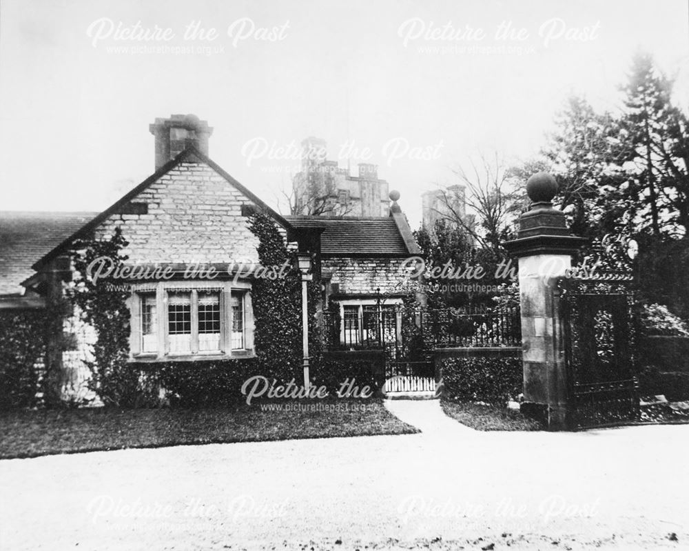 Lodge, Thornbridge Hall, Great Longstone, c 1900