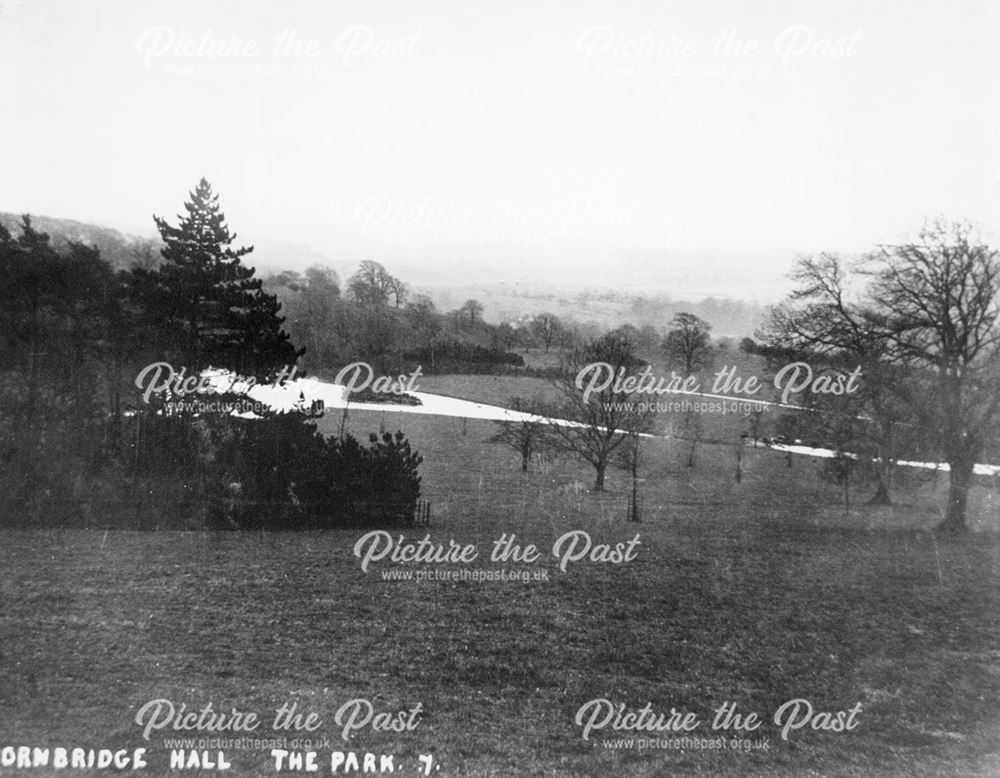 The Park, Thornbridge Hall, Great Longstone, c 1930s?