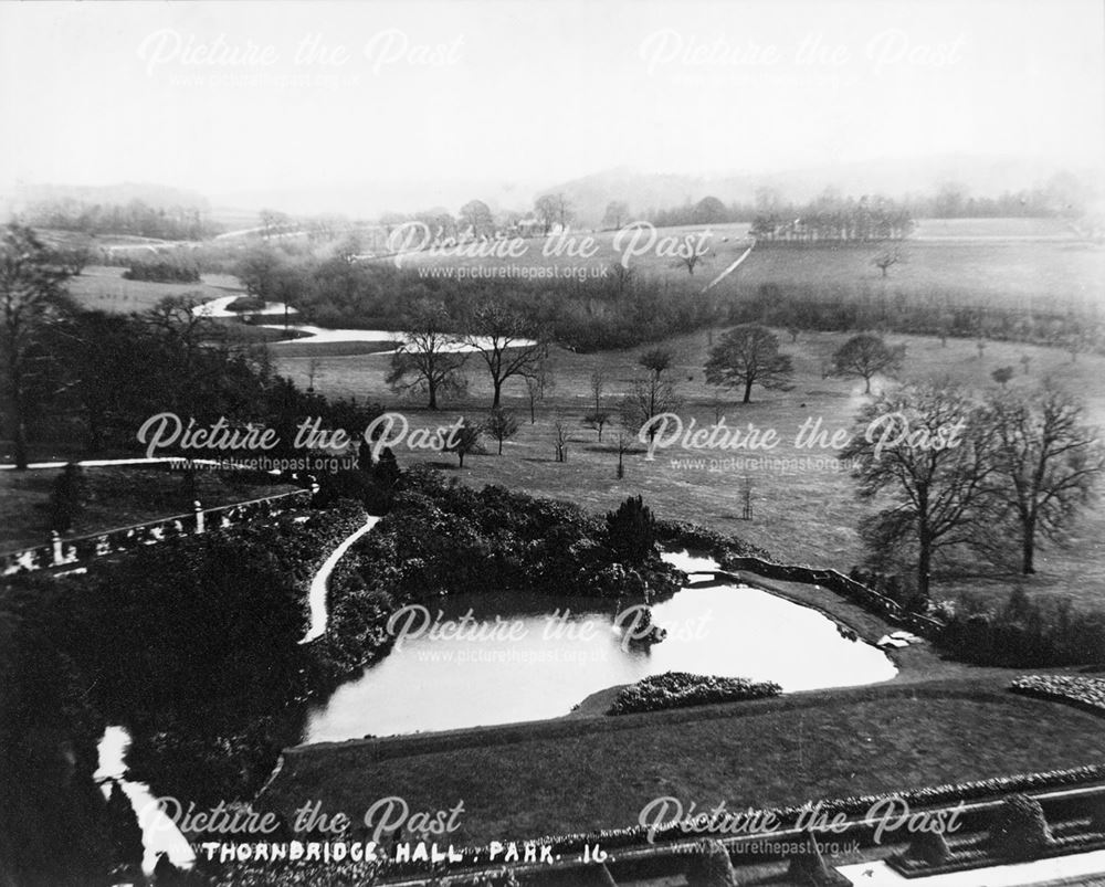 The Park, Thornbridge Hall, Great Longstone, c 1930s?