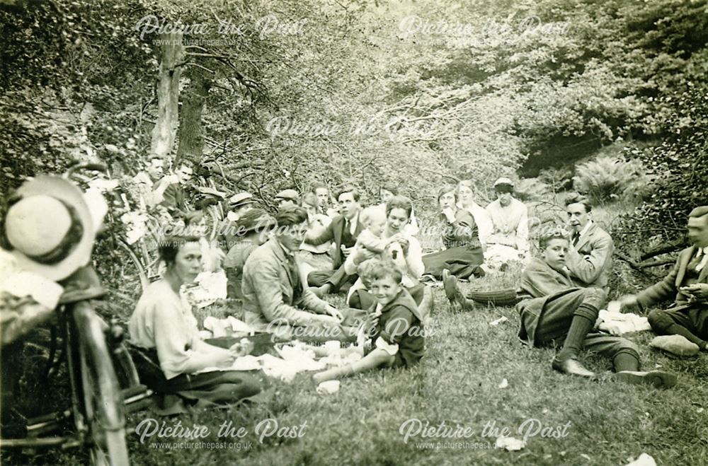 Cycling Club Picnic at Ladybower, Bamford, 1921