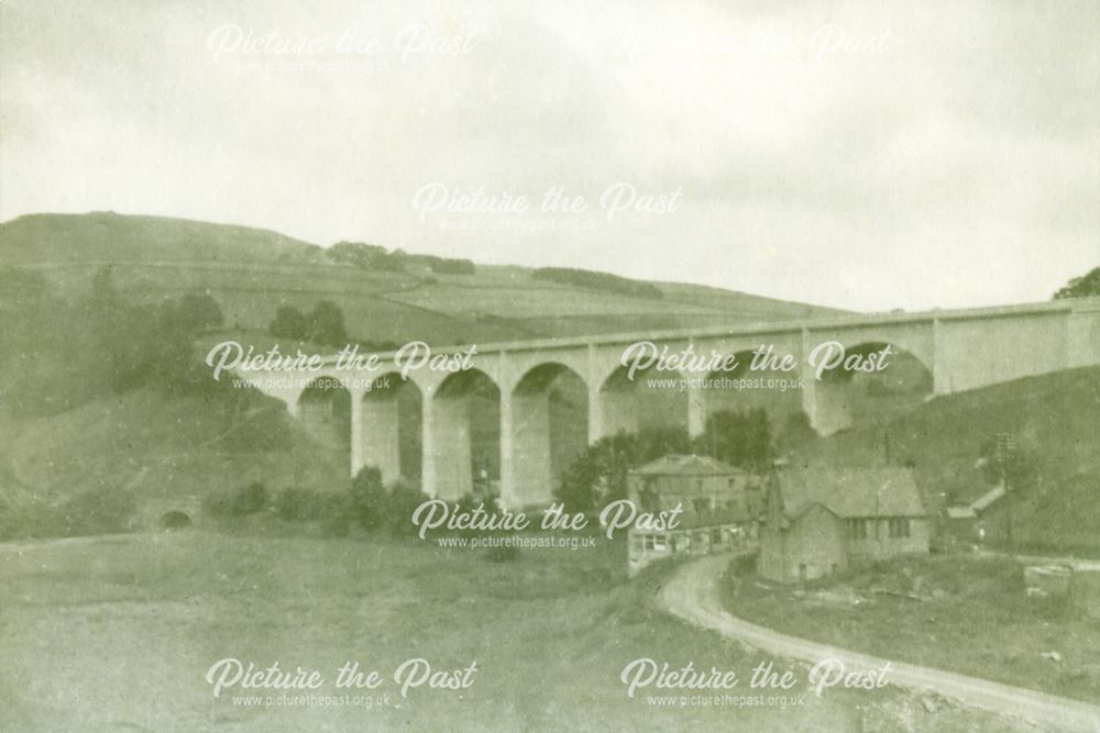 Ashopton Village and Viaduct, Ashopton, 1943