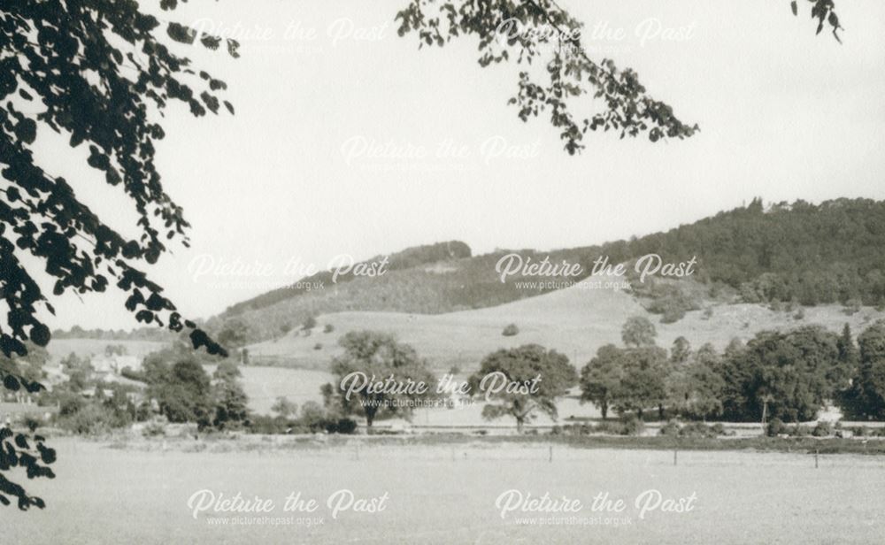 View Towards Manners Wood/Wicksop Wood, Bakewell Park, Bakewell, 1949