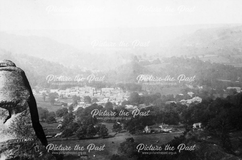 View of Cromford Village From Black Rocks, Cromford, 1890s