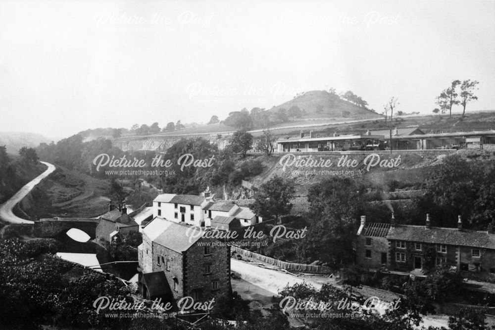 Railway Station, Meadow Lane, Millers Dale, 1890s